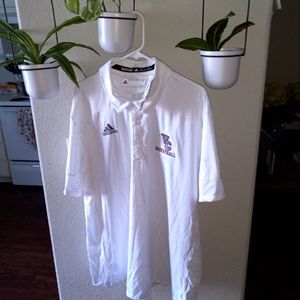 Adidas basket ball polo shirt